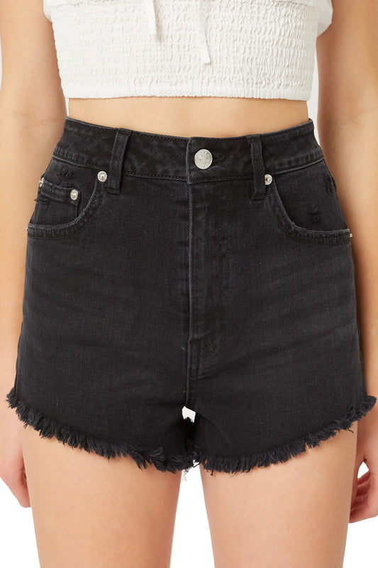 Women's Summer Casual Sexy Cute Denim Jean Shorts Pants - High Waist Frayed Hem Denim Short LT6765PM