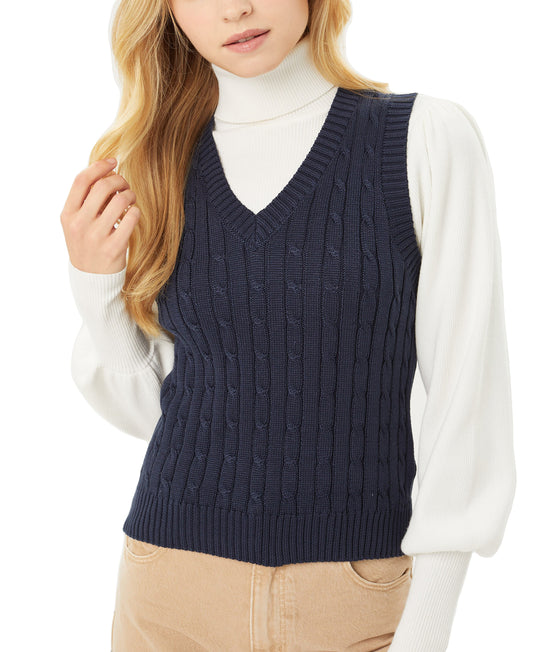 Womens Casual V-Neck Sweater Vest – Solid Sleeveless Pullover Sweater Top Lt9978ws