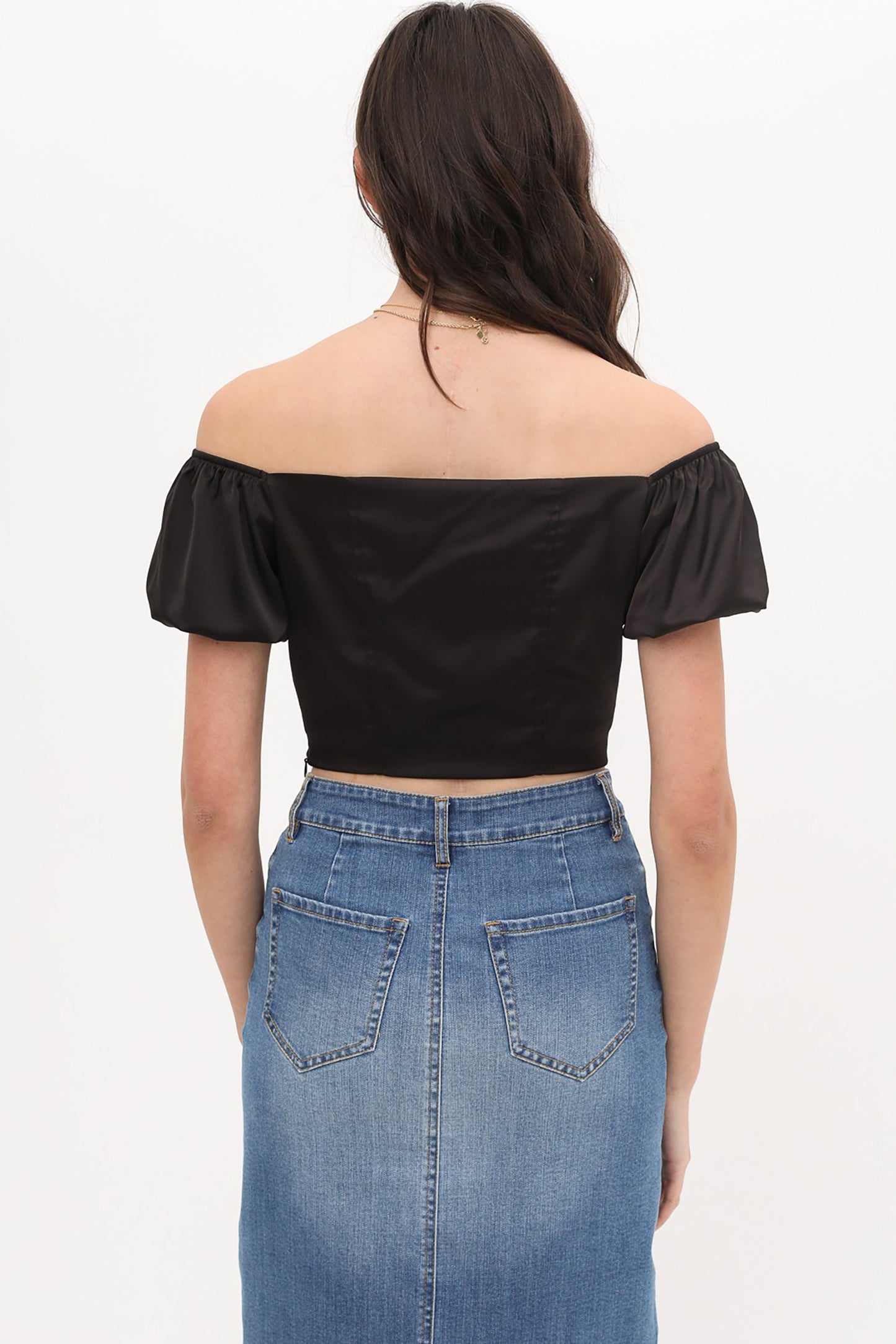 Women's Summer Cute Sexy Off Shoulder Tops - Strapless Front Tie Short Crop Tube Top