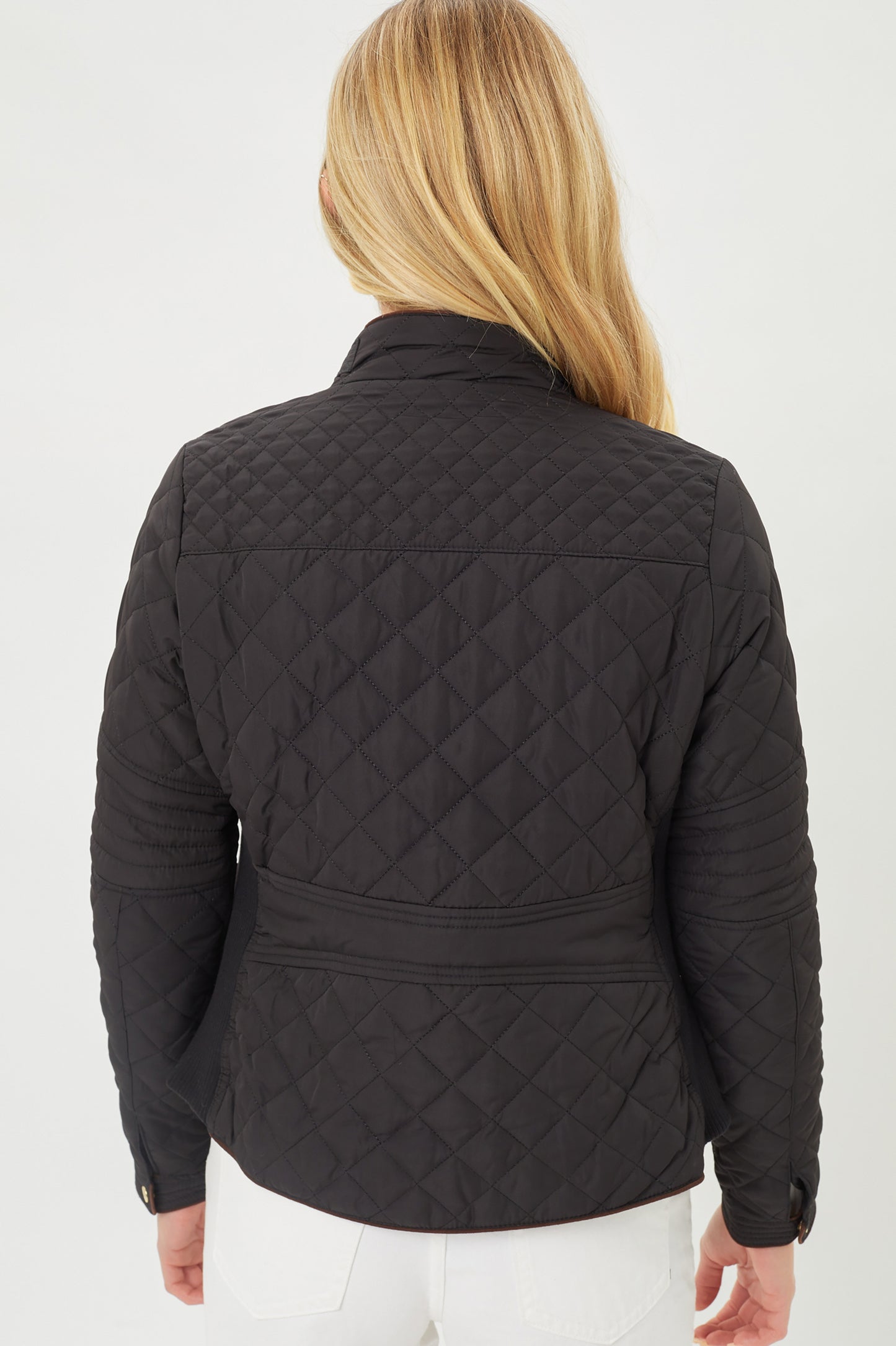 Women's Ultra Lightweight Quilted Padding Puffer Zip Up Bomber Jacket Lt8846js