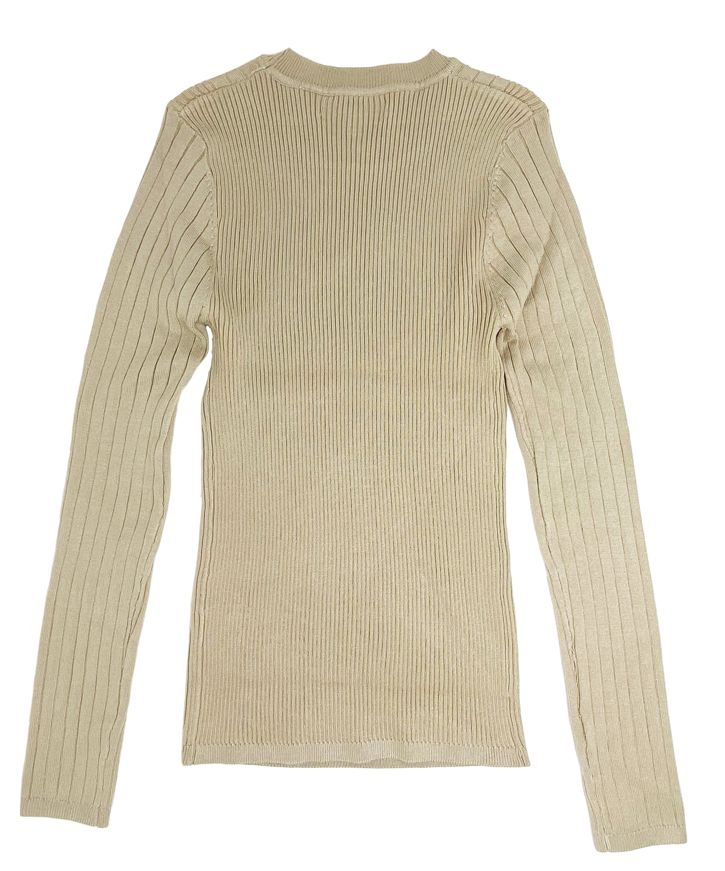 Women’s Pullover Slim Fit Ribbed Long Sleeve Sweater - Round Neck Basic Sweater Top