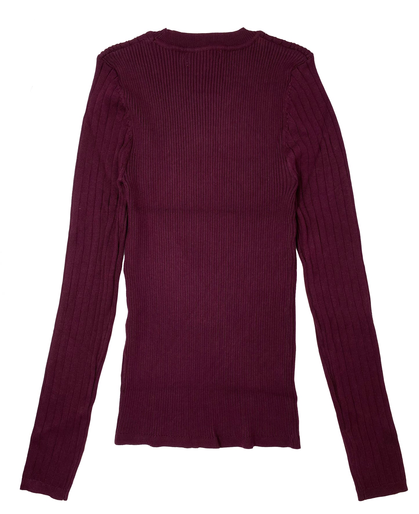 Women’s Pullover Slim Fit Ribbed Long Sleeve Sweater - Round Neck Basic Sweater Top