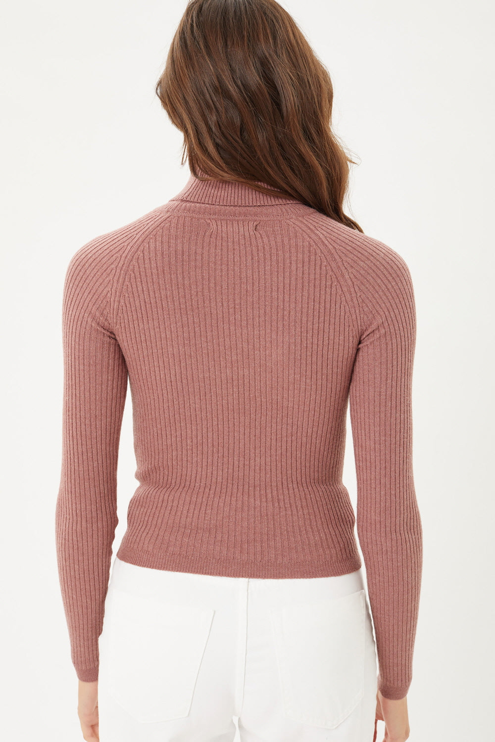 Women’s Pullover Slim Fit Ribbed Long Sleeve Sweater - Turtle Neck Basic Sweater Top Lt9939wh