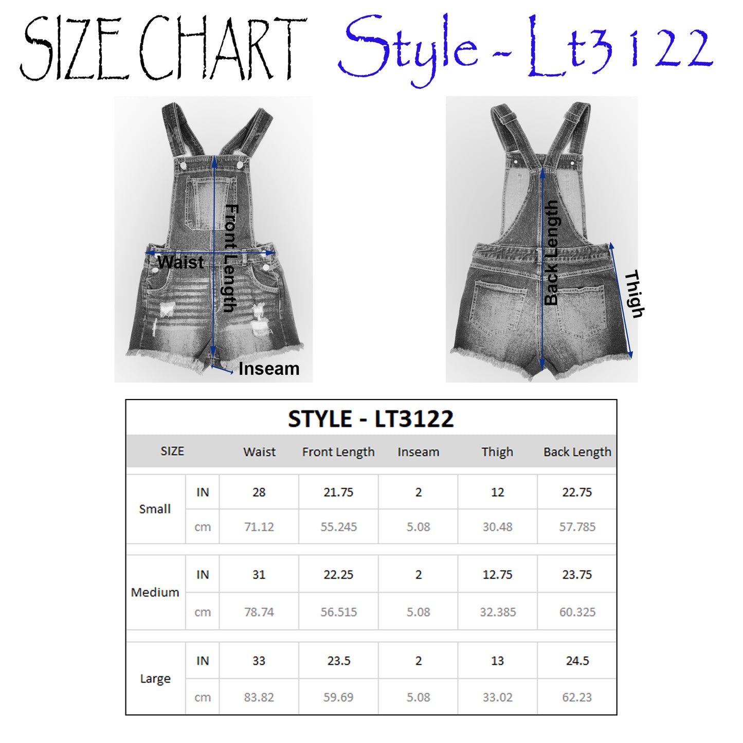 Women’s Summer Cute Denim Romper Overall Shorts – Frayed Hem Ripped Bib Shortalls 3122RS